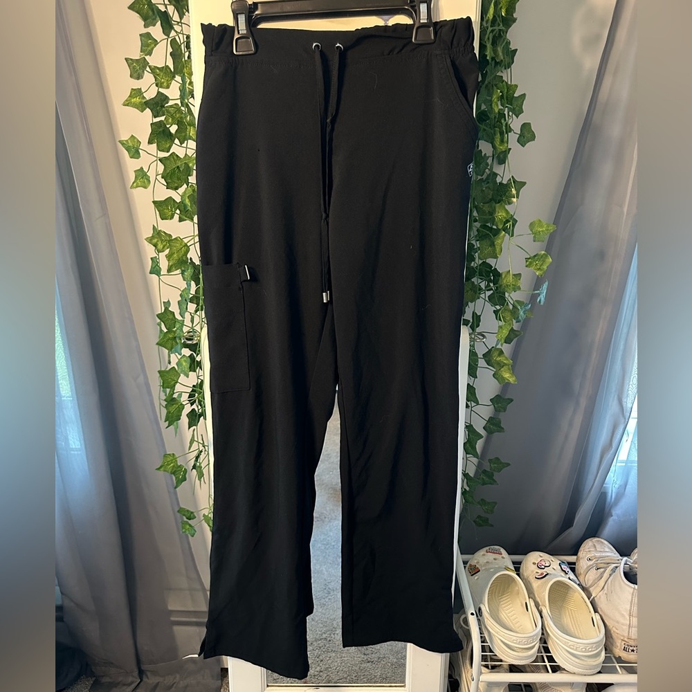 black extra small petite scrub pants! brand: easy stretch